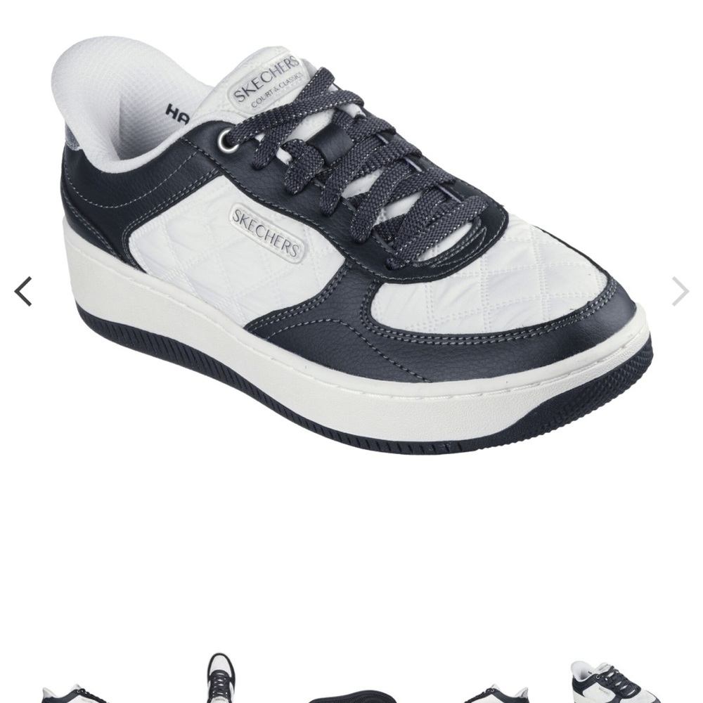 Skechers Black and White Sneakers